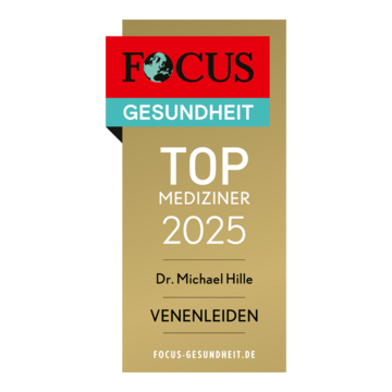 Artemed Fachklinik München FOCUS Siegel 2025 TOP Mediziner Dr Michael Hille Venenleiden