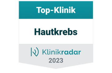 Auszeichnung Klinikradar Top-Klinik Hautkrebs